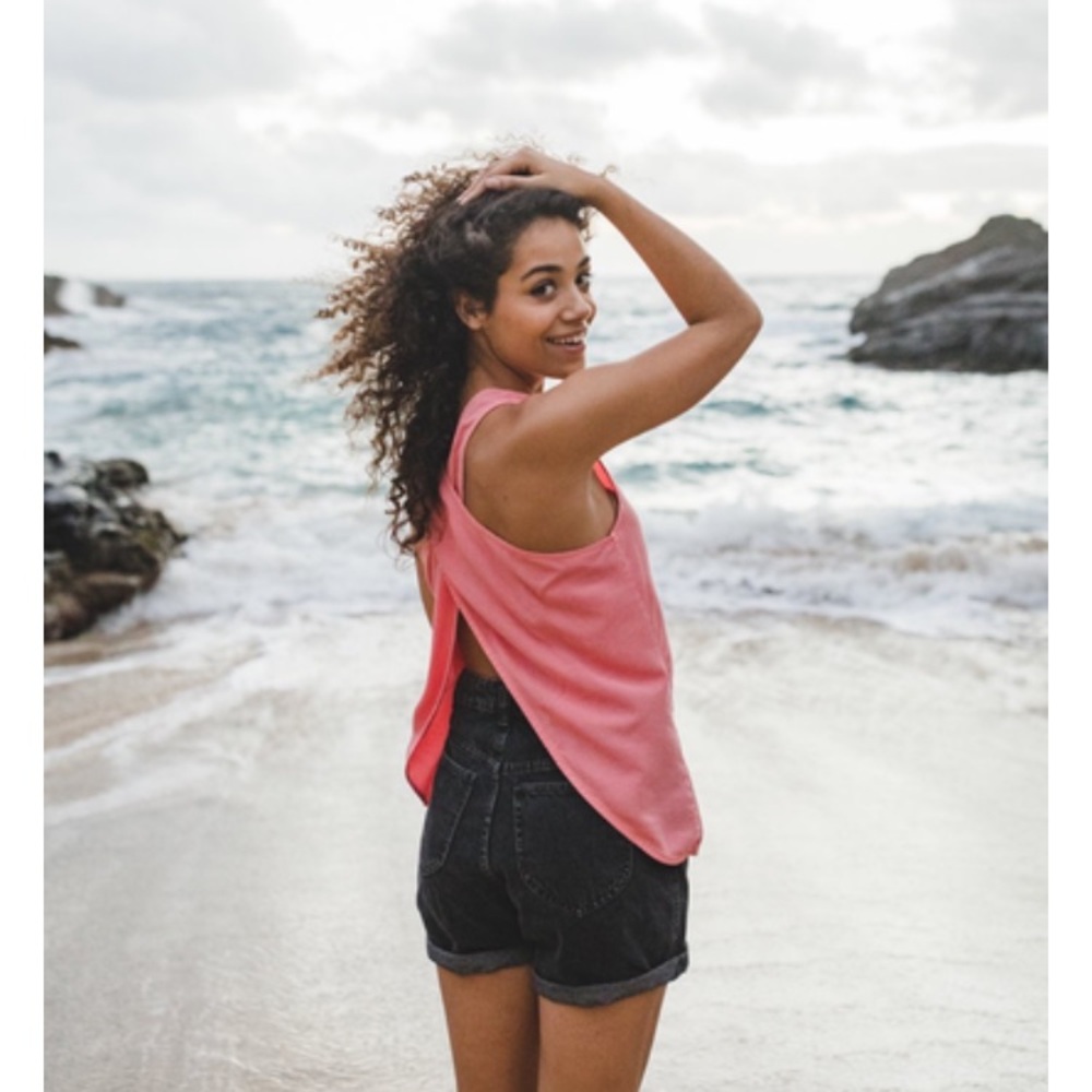 Pink Sleeveless Women's Top